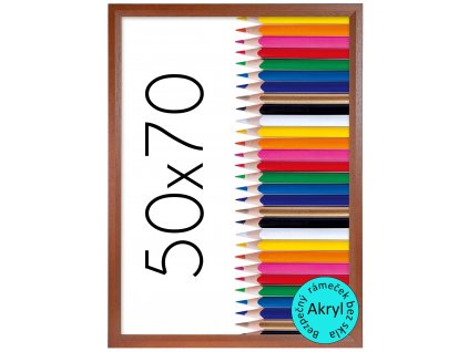 ramecek nabucco hnedy 50x70